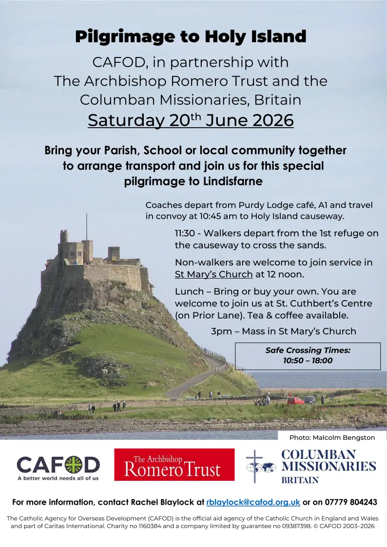 Holy Island Poster Flyer