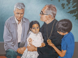 Romero and Rutilio by Peter Bridgman, Sacred Heart Jesuit Church, Edinburgh WhatsApp Image 2026 01 25 at 16.23.45